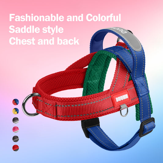 Dog Traction Rope, Pet Saddle, Chest Strap, Explosion proof Punch, Shiba Inu, Bichon, Puppy, Chest Back, Outdoor Pet Traction Rope