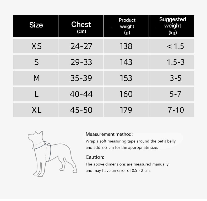 Dog leash chest and back, anti slip leash for dogs, comfortable and lightweight, universal outdoor walking leash for cats and dogs