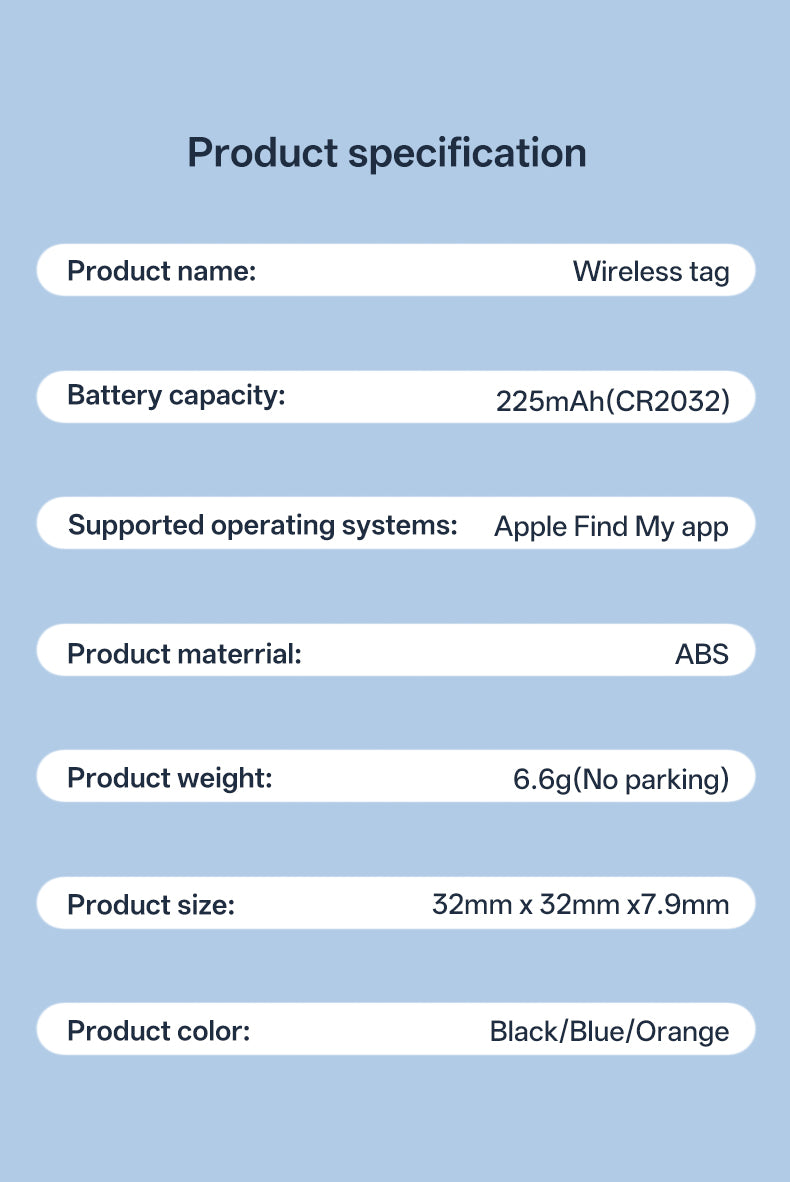 Global locator AirTag compatible with Apple FindMy children's pet Bluetooth anti loss device