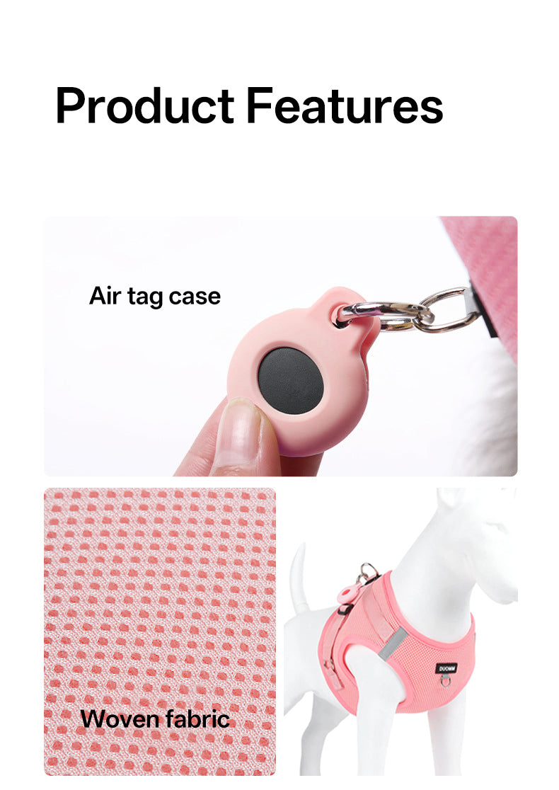 Dog leash chest and back, anti slip leash for dogs, comfortable and lightweight, universal outdoor walking leash for cats and dogs