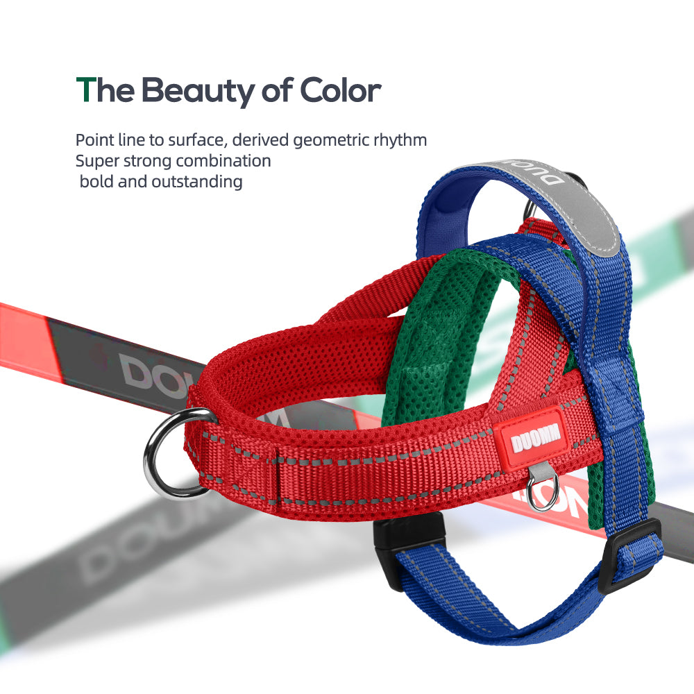 Dog Traction Rope, Pet Saddle, Chest Strap, Explosion proof Punch, Shiba Inu, Bichon, Puppy, Chest Back, Outdoor Pet Traction Rope