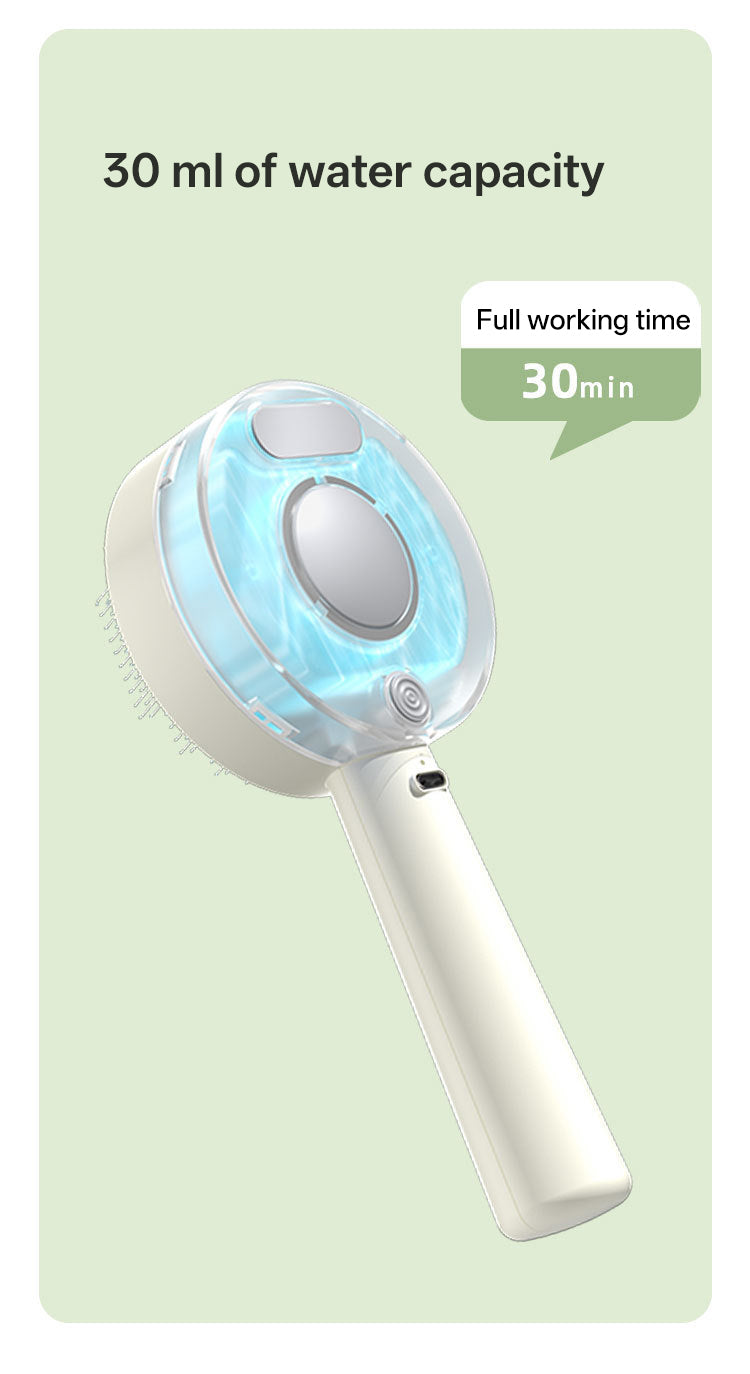 Pet spray comb cat dog comb steam comb one button self-cleaning hair removal massage cat dog comb