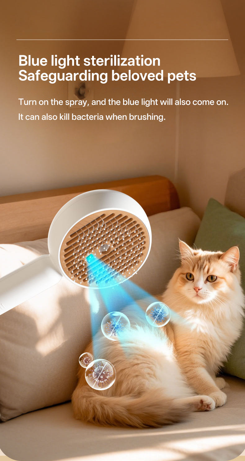 New pet spray hair comb antistatic hair removal brush cat dog cleaning beauty comb
