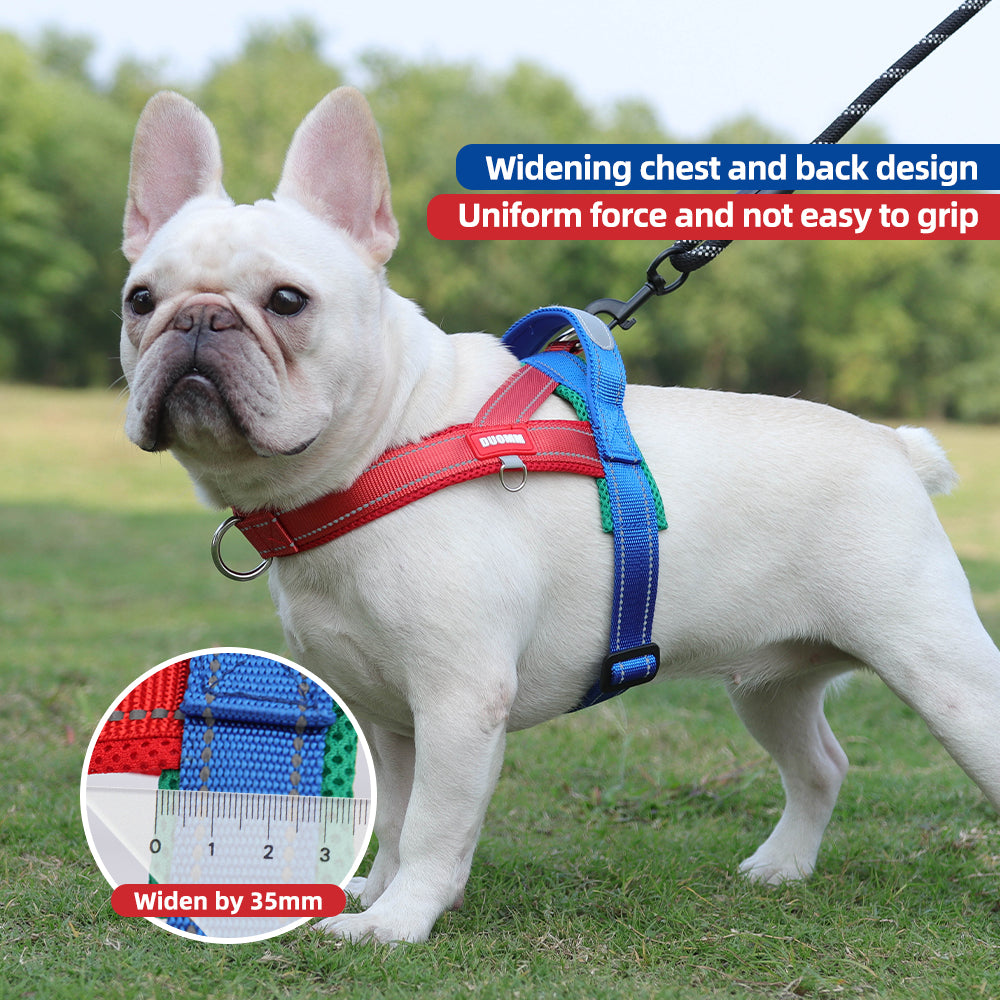Dog Traction Rope, Pet Saddle, Chest Strap, Explosion proof Punch, Shiba Inu, Bichon, Puppy, Chest Back, Outdoor Pet Traction Rope