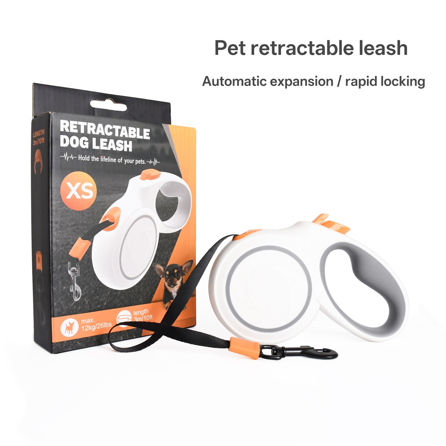 Hot selling towing rope for pets, dog automatic telescopic towing device, cat outdoor towing rope, dog walking rope