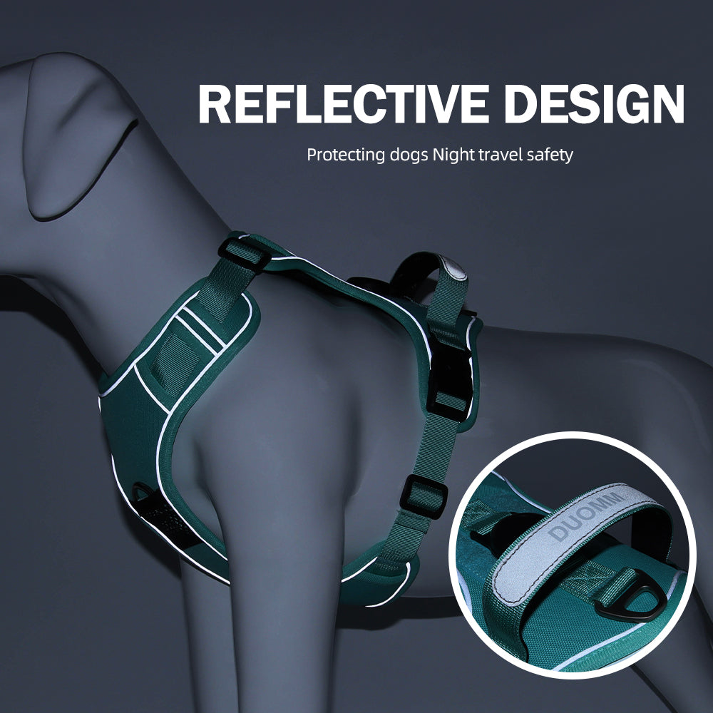 Buy one, get two free-Dog Chest and Back Outdoor Explosion proof Surge Prevention Break Free Dog Rope Big Dog Chest and Back Reflective Loss Prevention