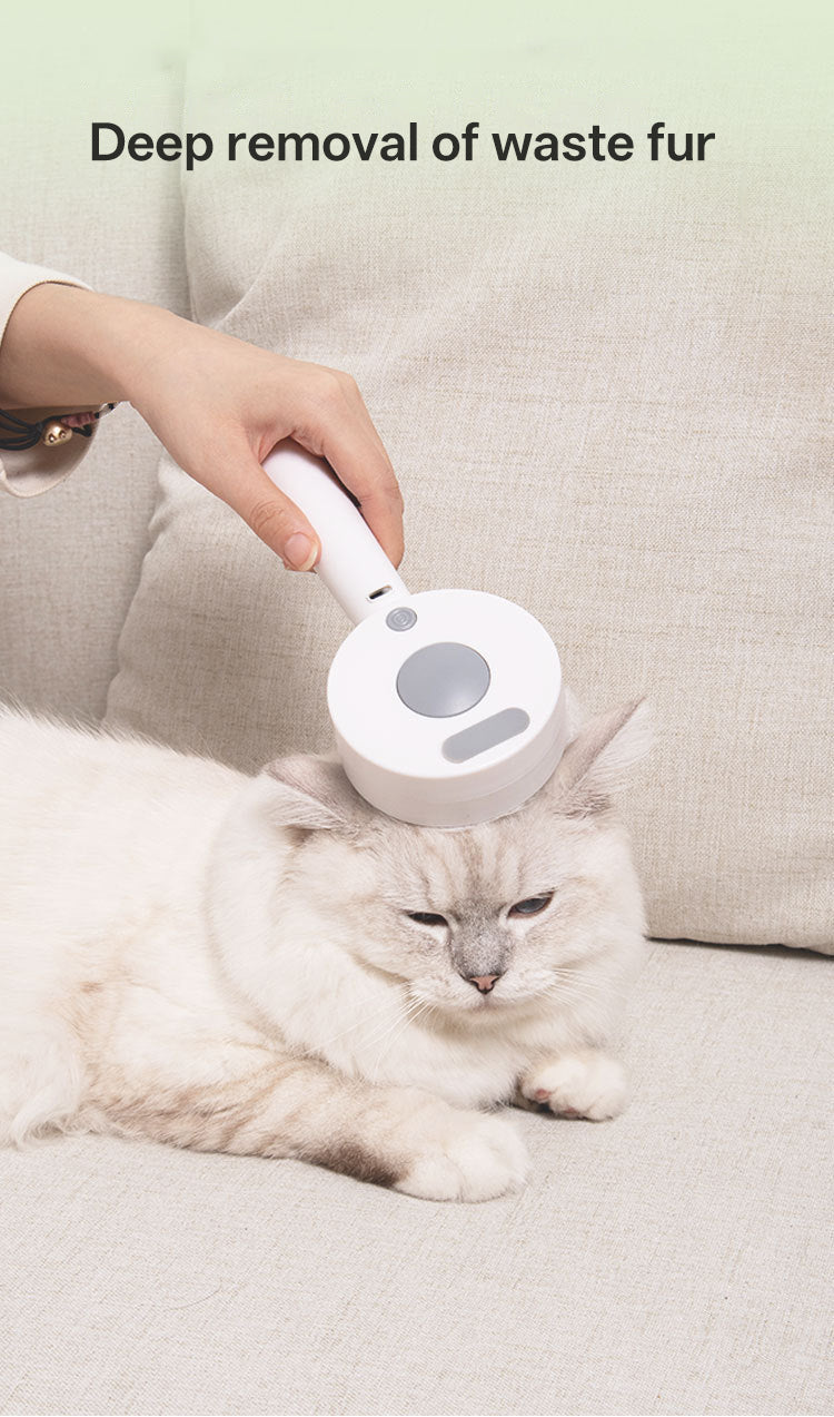 Pet spray comb cat dog comb steam comb one button self-cleaning hair removal massage cat dog comb