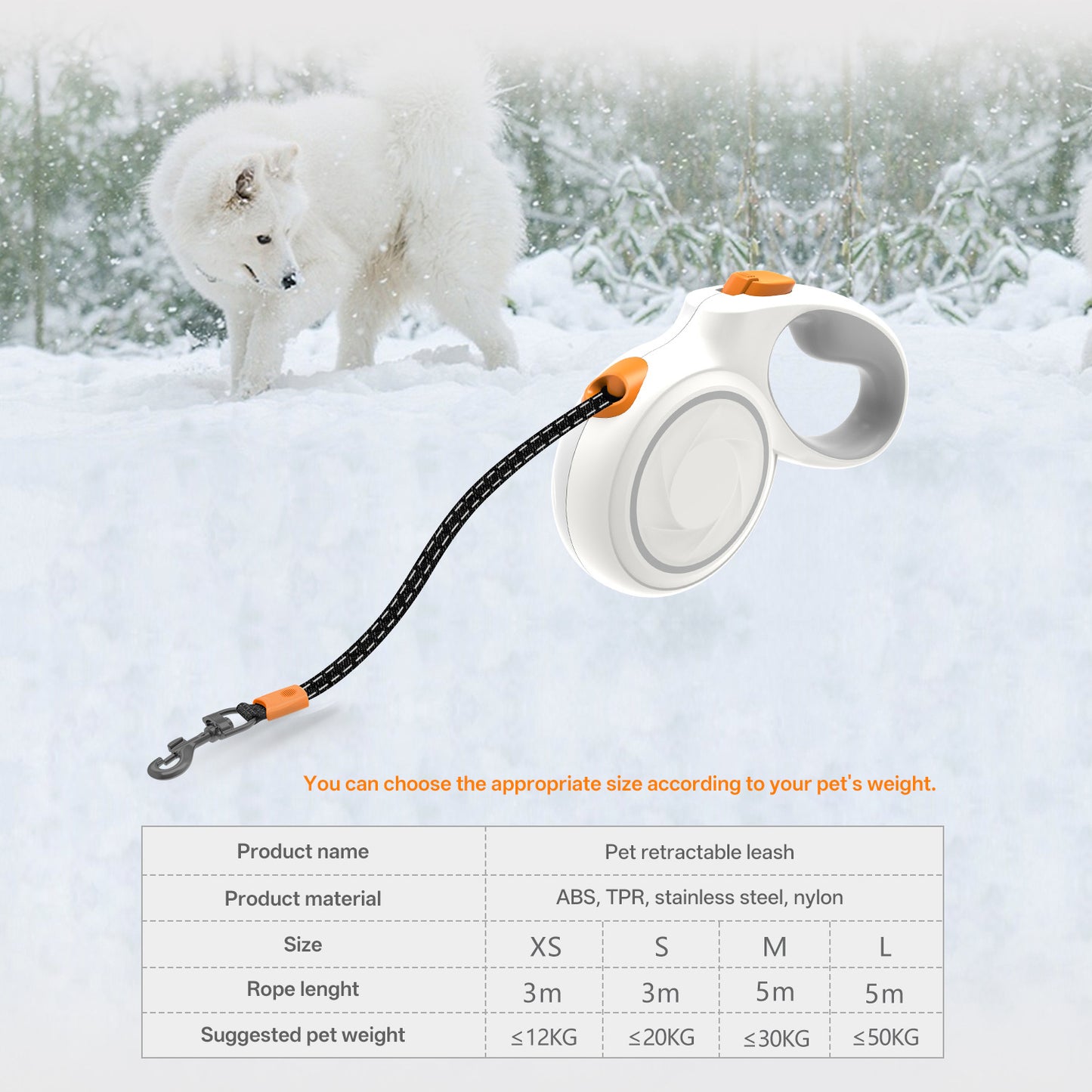 Hot selling towing rope for pets, dog automatic telescopic towing device, cat outdoor towing rope, dog walking rope
