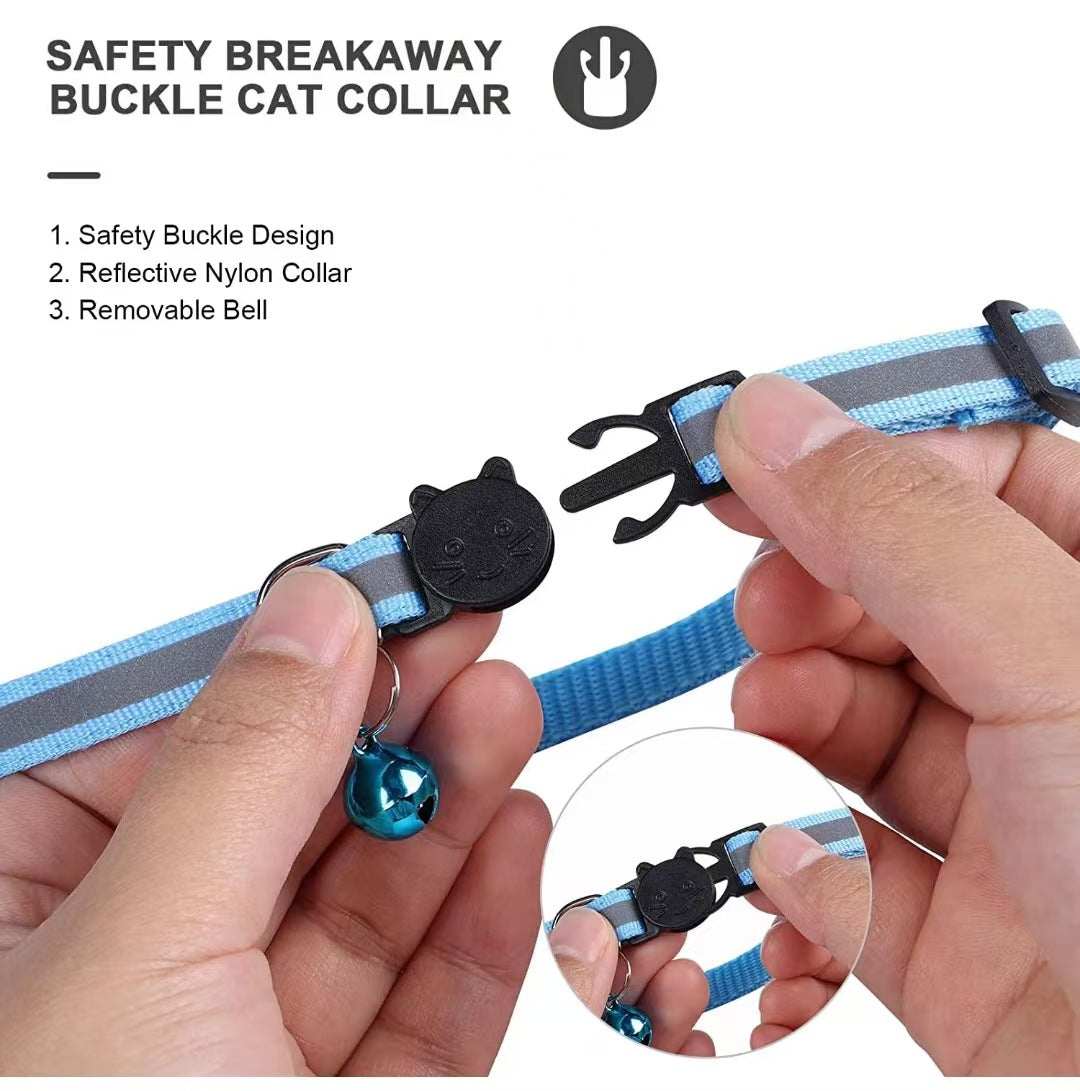 Pet positioning collar, compatible with airTag, anti loss, cat bell collar