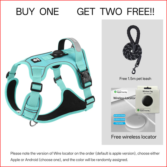 Buy one, get two free-Dog Chest and Back Outdoor Explosion proof Surge Prevention Break Free Dog Rope Big Dog Chest and Back Reflective Loss Prevention