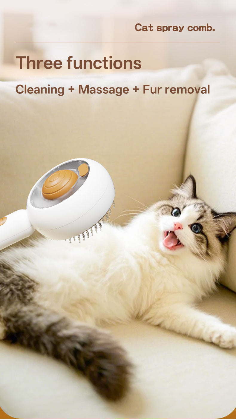 New pet spray hair comb antistatic hair removal brush cat dog cleaning beauty comb