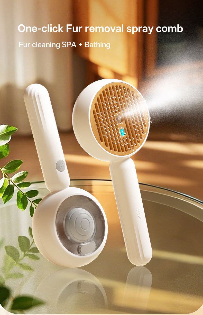 New pet spray hair comb antistatic hair removal brush cat dog cleaning beauty comb