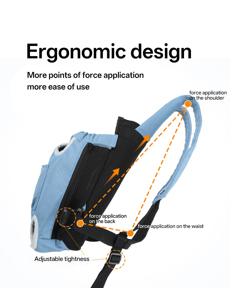 Portable pet outdoor bag, breathable cat bag with exposed pet backpack, comfortable dog backpack for outdoor activities, pet bag