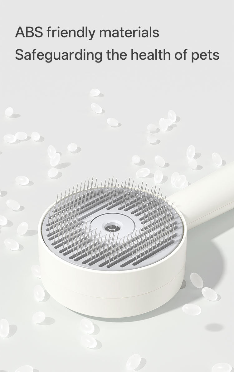 Pet spray comb cat dog comb steam comb one button self-cleaning hair removal massage cat dog comb