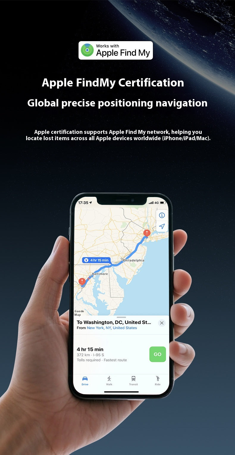 New Airtag Locator Compact Material Smooth Surface Pet Locator Elderly and Children Anti Loss Device