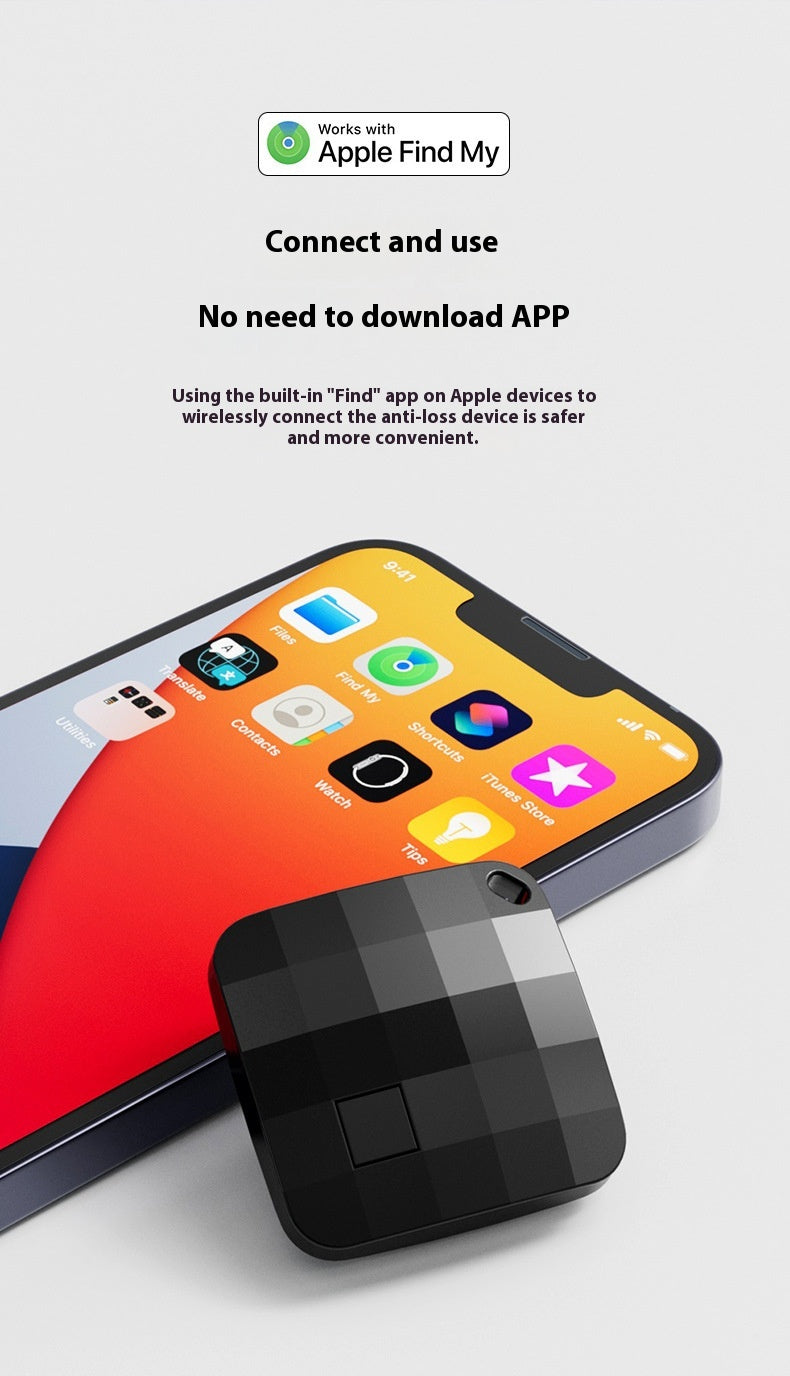 New Airtag Locator Compact Material Smooth Surface Pet Locator Elderly and Children Anti Loss Device