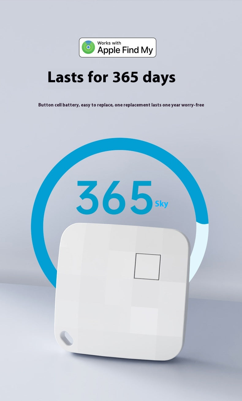 New Airtag Locator Compact Material Smooth Surface Pet Locator Elderly and Children Anti Loss Device