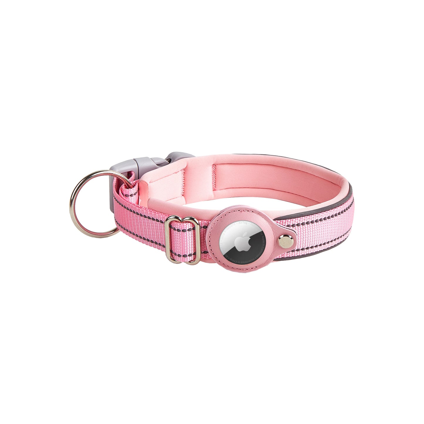 Pet positioning collar, compatible with airTag, anti loss, dog leash